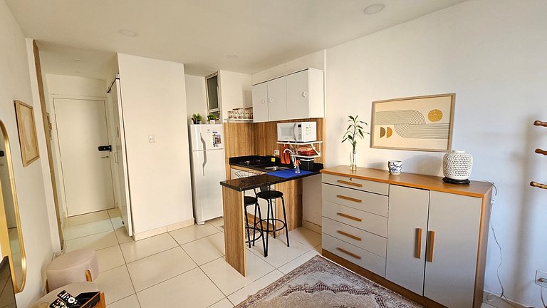 Botafogo Studio | Metro & Mall 4 min Away